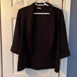 Black casual blazer size small